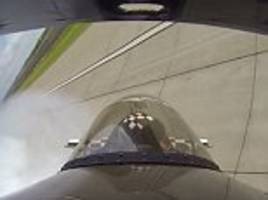 POV video shows stunts at Cameron air show in Missouri, US